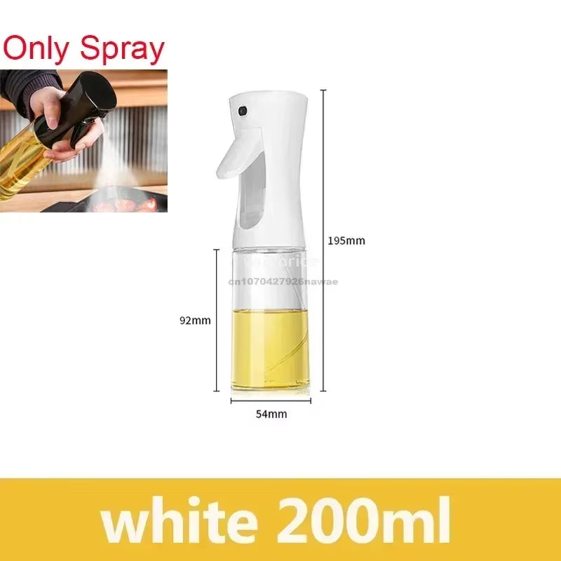 2 In1 Oil Spray Bottle Plastic Kitchen Barbecue Cooking Olive Oil Dispenser Oil Jar Baking Vinegar Soy Sauce Spray Container