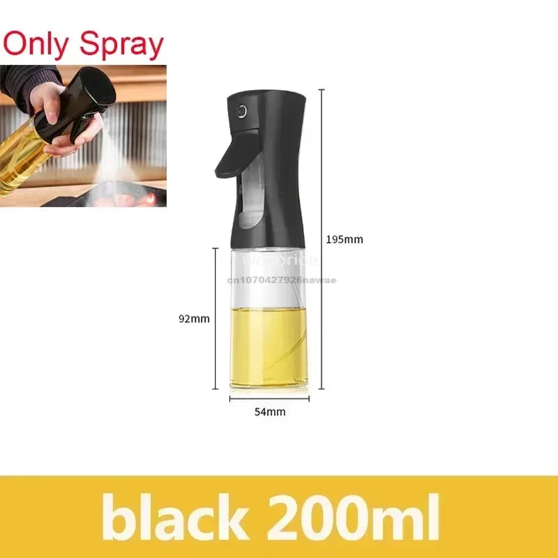 2 In1 Oil Spray Bottle Plastic Kitchen Barbecue Cooking Olive Oil Dispenser Oil Jar Baking Vinegar Soy Sauce Spray Container